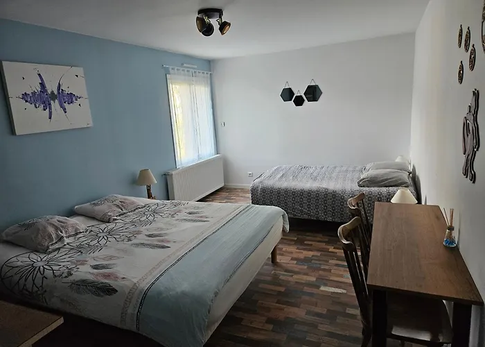 Avec 2 Lits Double, Douche Et Wc Prives - Acces Autonome - Parking Apartment *